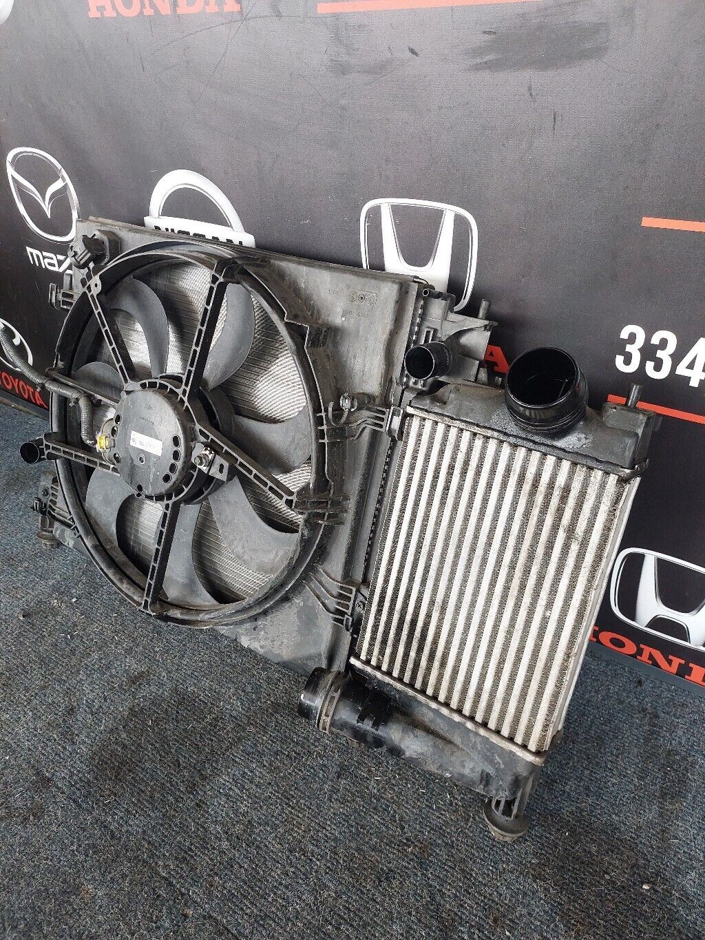 NISSAN QASHQAI 2018 J11 DIESEL RAD PACK & INTERCOOLER CONDENSER