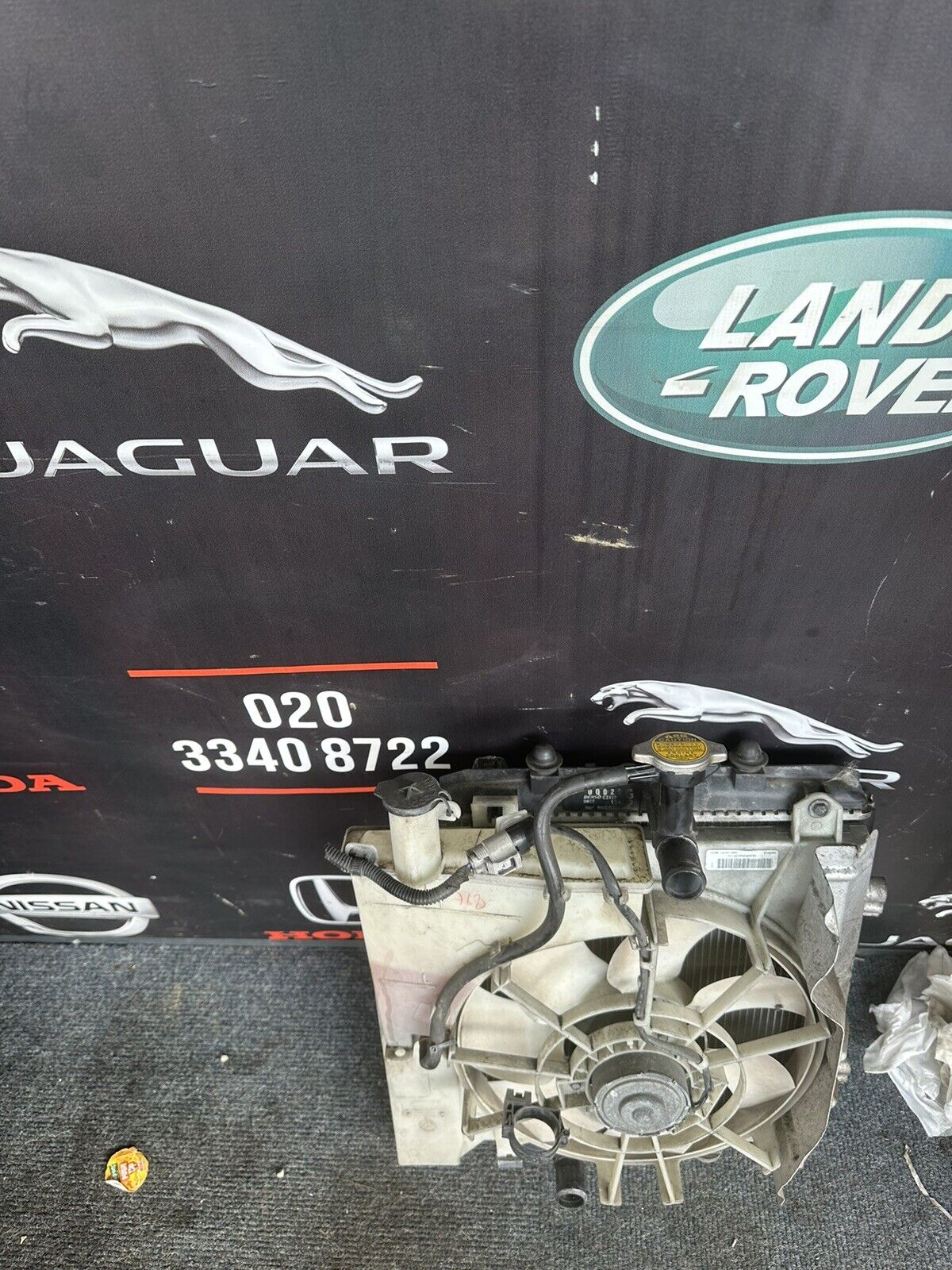 TOYOTA AYGO MK1 RAD PACK RADIATOR COOLING FAN 1.0 PETROL 1KR 09-12