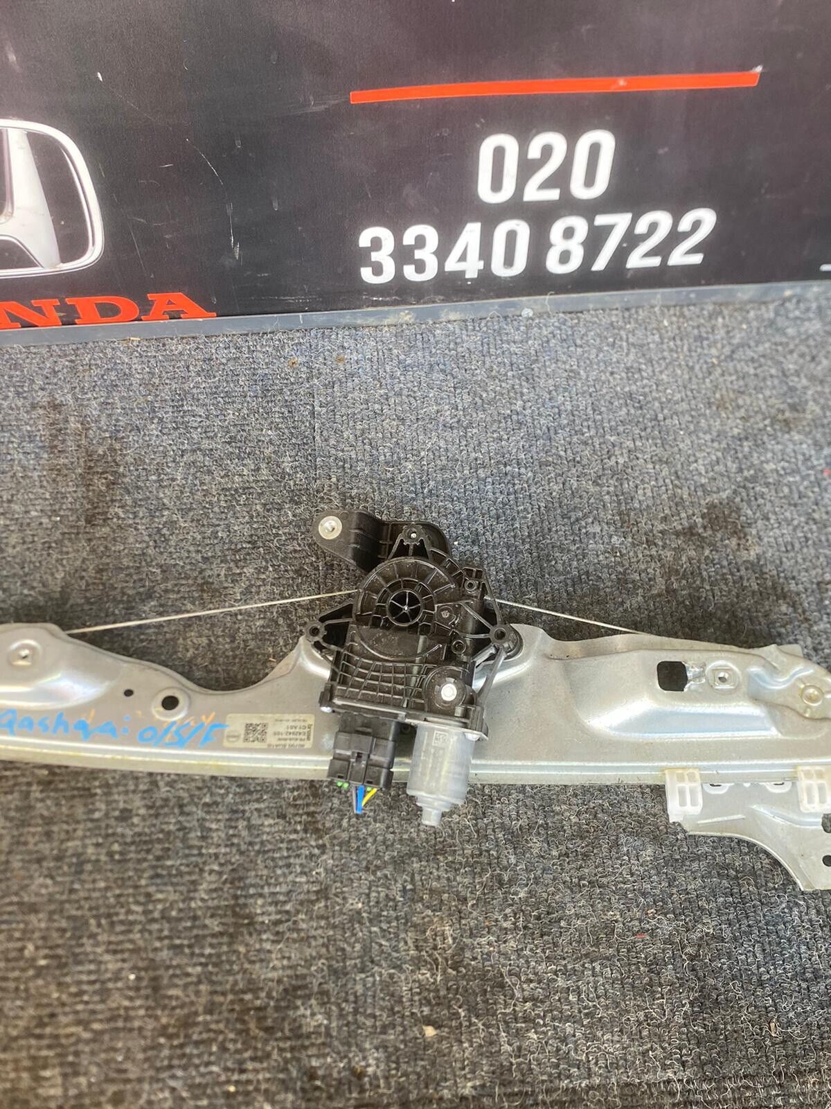 NISSAN QASHQAI 2024 OSF DRIVER SIDE FRONT WINDOW MECHANISM- ELECTRIC E42942-105