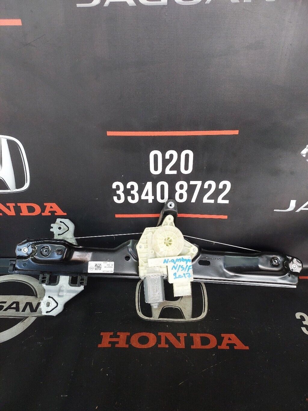 NISSAN QASHQAI J11 2018 N/S FRONT DOOR WINDOW MOTOR & REGULATOR LH