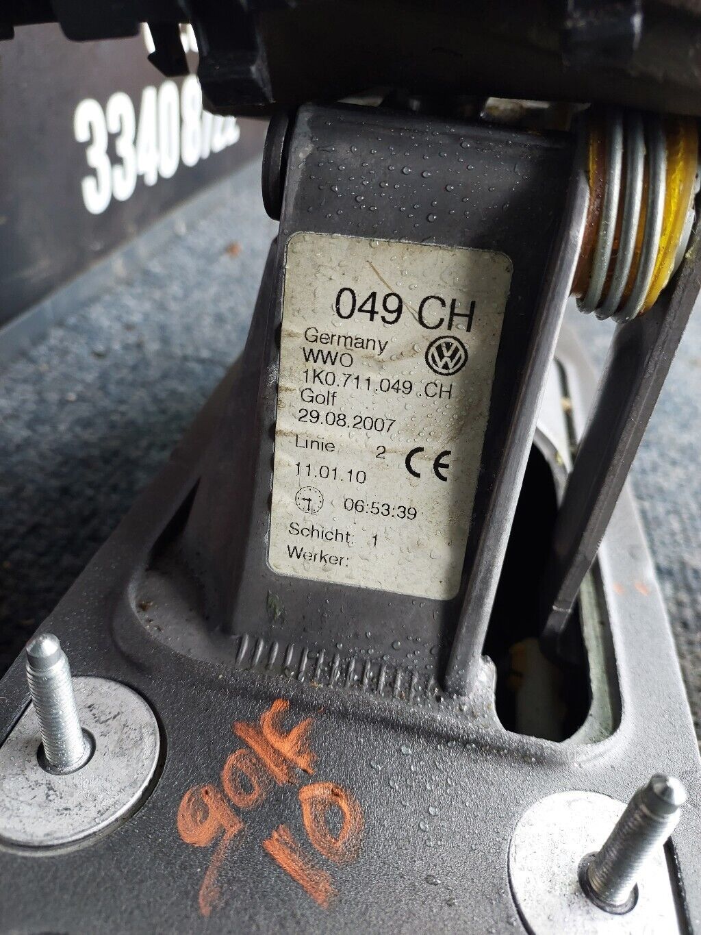 VOLKSWAGEN GOLF MANUAL GEAR SELECTOR MECHANISM & LINKAGE 2010