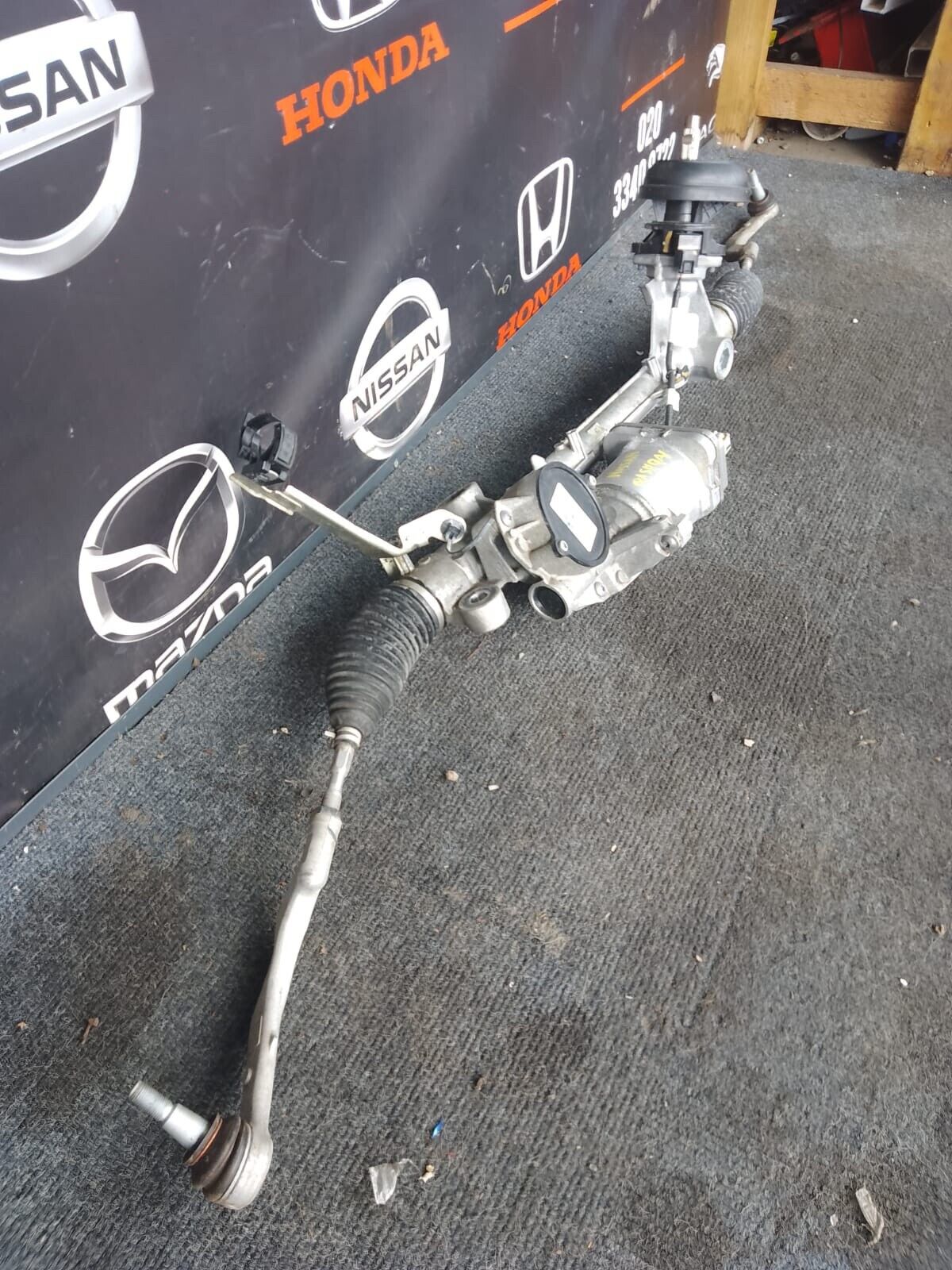 NISSAN QASHQAI 2023 POWER STEERING RACK 1.5 PETROL HYBRID AUTO JG517-004024