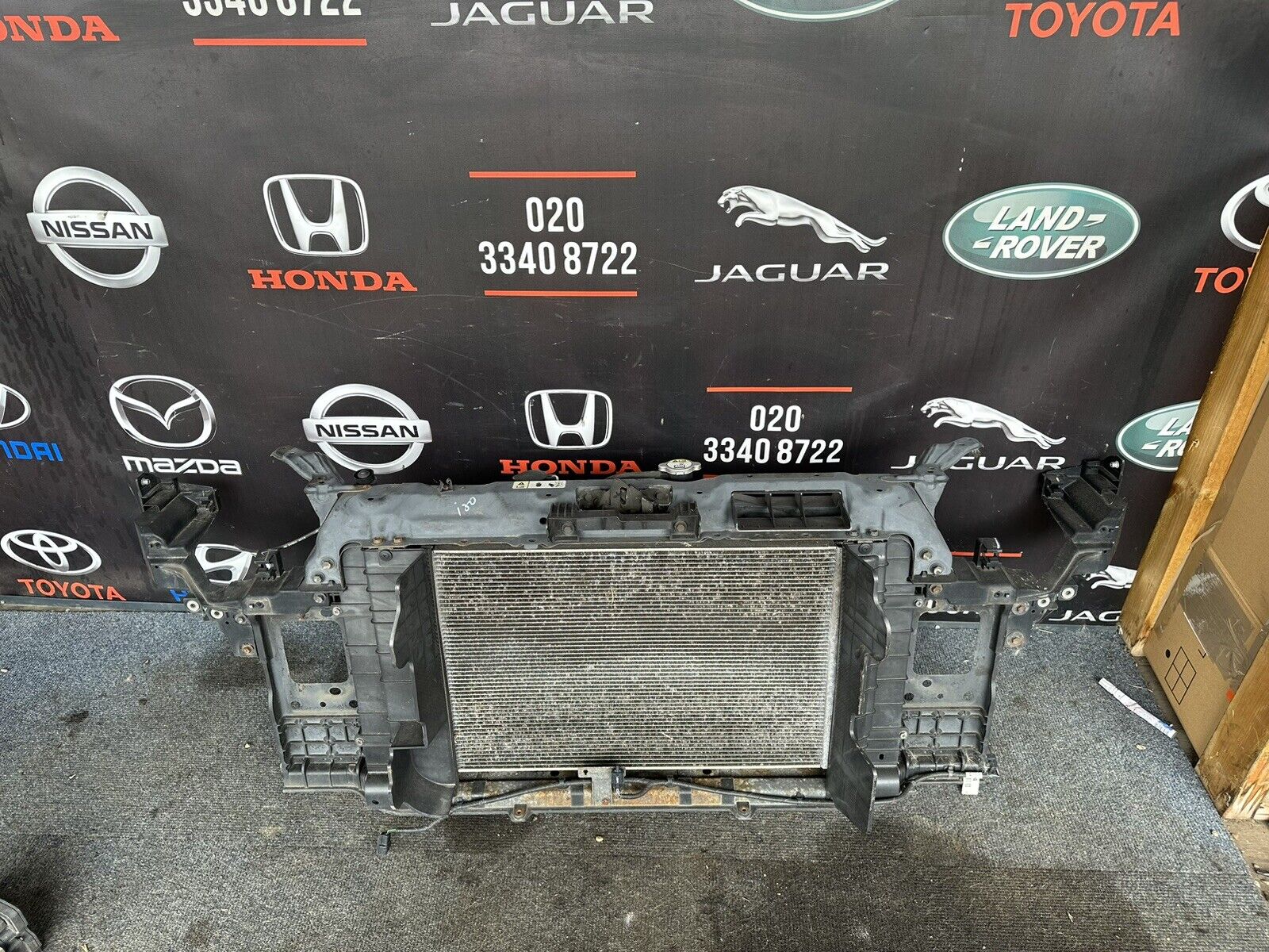 Hyundai i30 2016  Front Slam Panel Rad Radiator Pack Fan