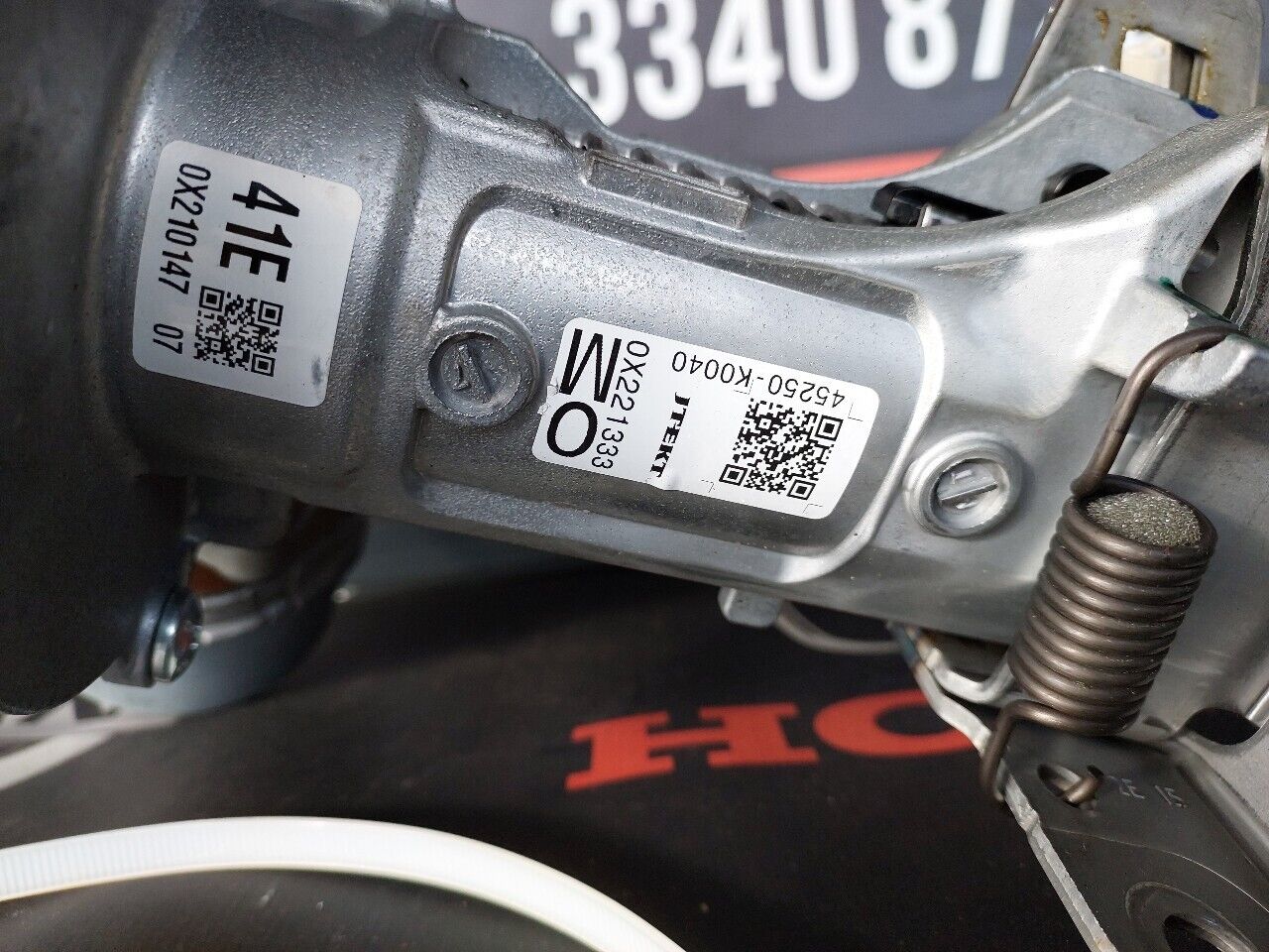 TOYOTA YARIS STEERING COLUMN & IGNITION BARREL WITH KEY 2021