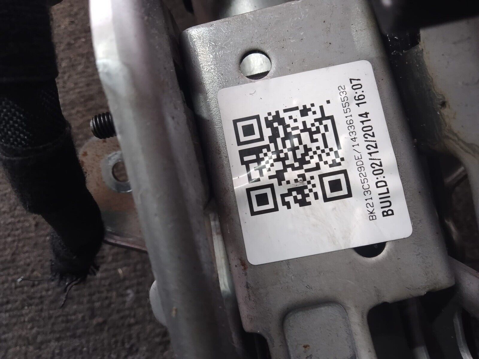 Mk8 Ford Transit Steering Column With Wheel, Stalks, Squib, Barrel