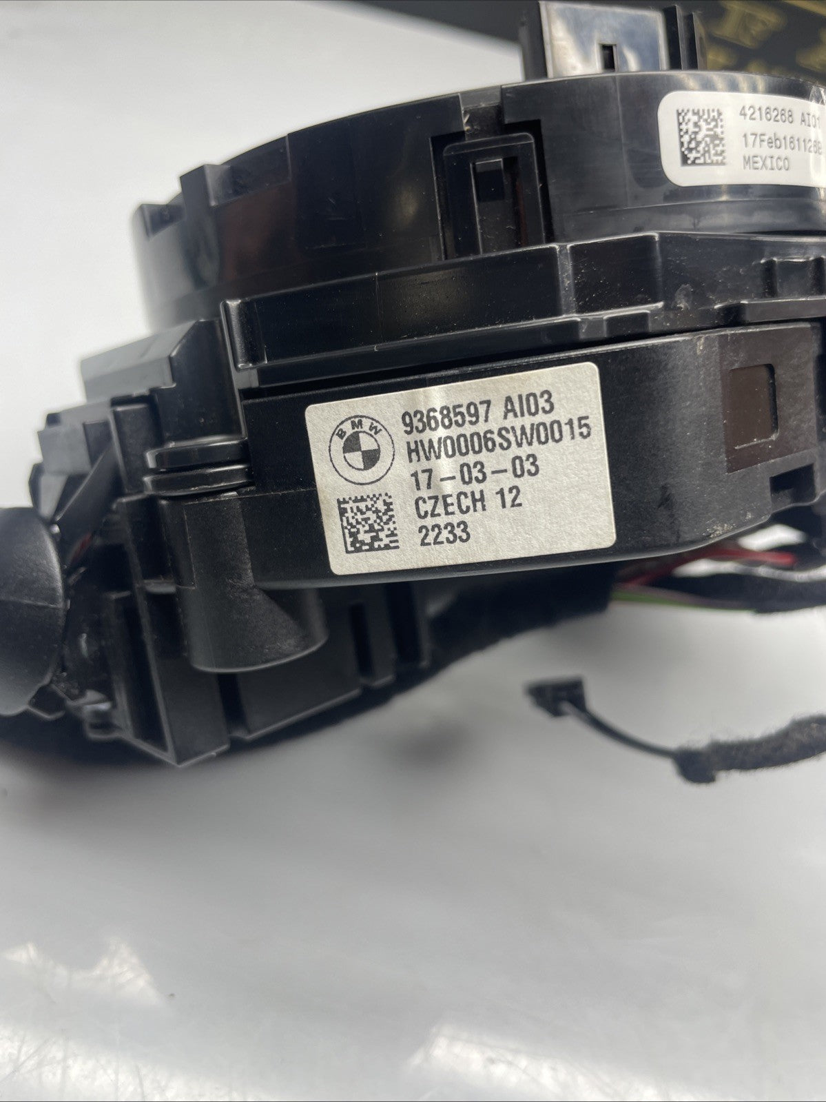 Steering Column Switch BMW X5 F15 F39 F45 Cluster Wiper Stalk Slip Unit 6827369