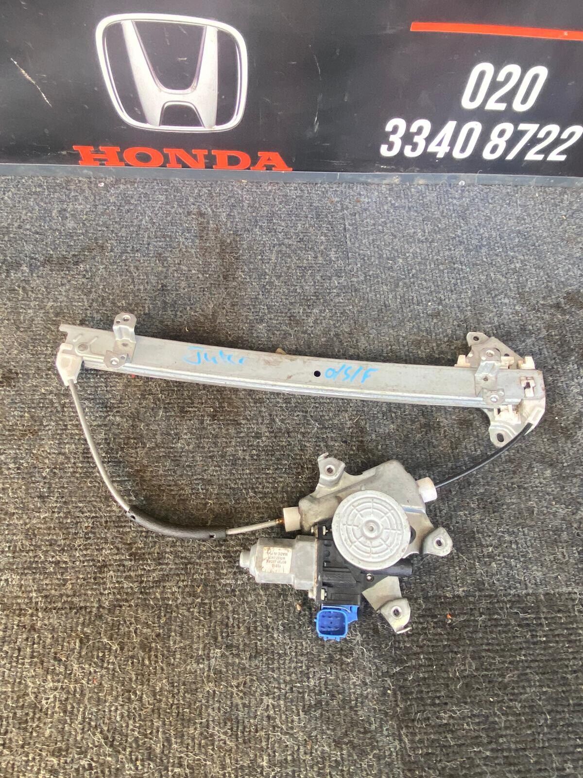 NISSAN JUKE 2022 OSF WINDOW MECHANISM DRIVERSIDE FRONT WINDOW MECHANISM