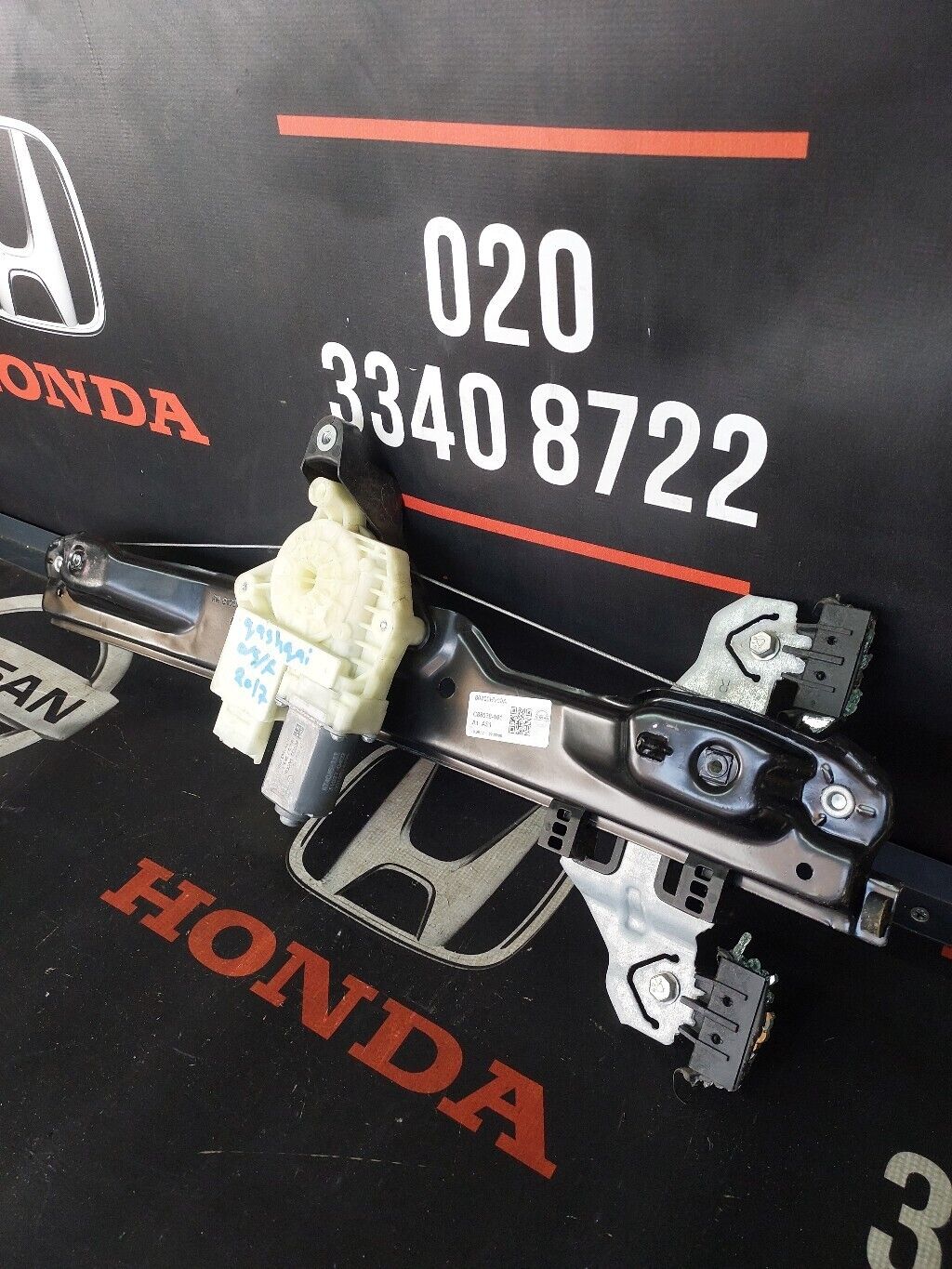 NISSAN QASHQAI J11 2018 O/S FRONT DOOR WINDOW MOTOR & REGULATOR RH