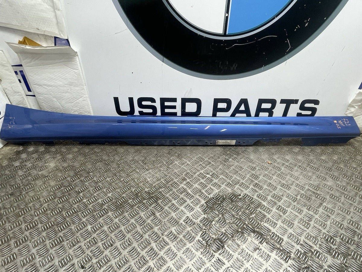 BMW 1 SERIES SIDE SKIRT PASSENGER LEFT MSPORT BLUE F21