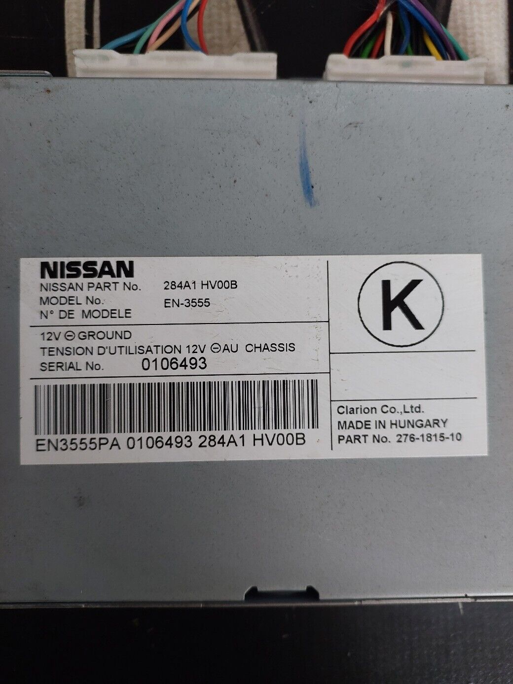 NISSAN QASHQAI J11 2019 CAMERA CONTROL MODULE ECU 284A1HV00B
