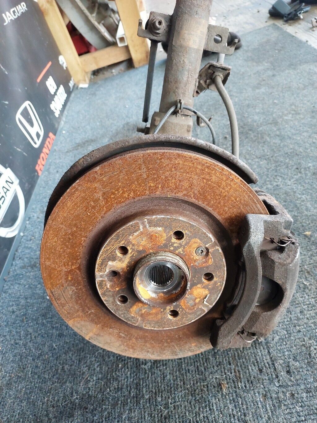 NISSAN QASHQAI J11 2018 O/S FRONT SUSPENSION LEG COMPLETE RH