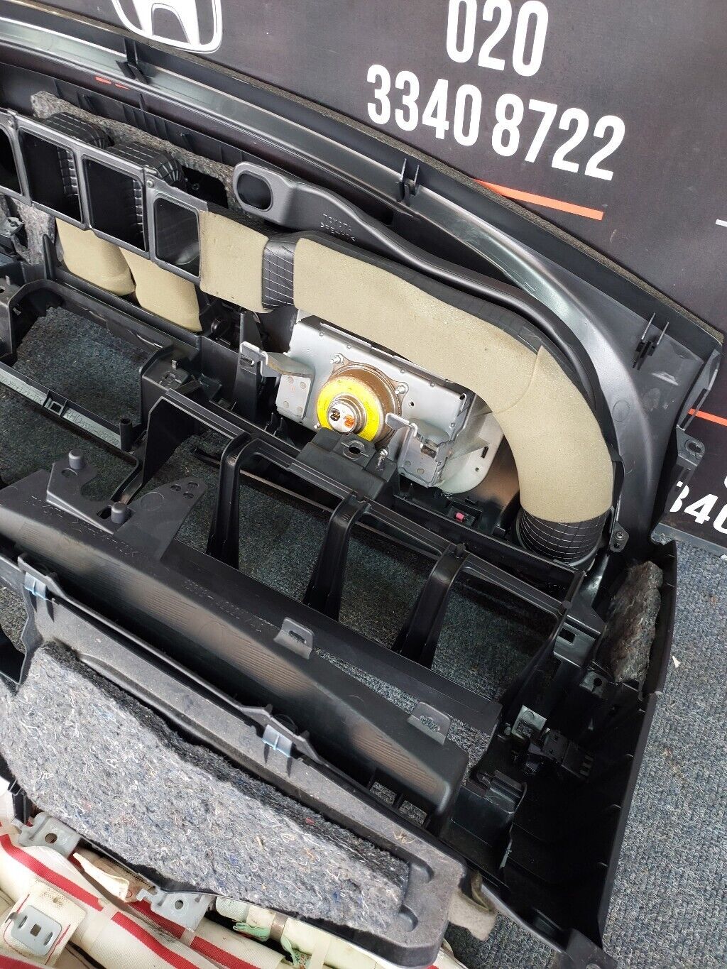 TOYOTA RAV 4 2008 COMPLETE DASHBOARD SEATBELT & AIRBAG KIT