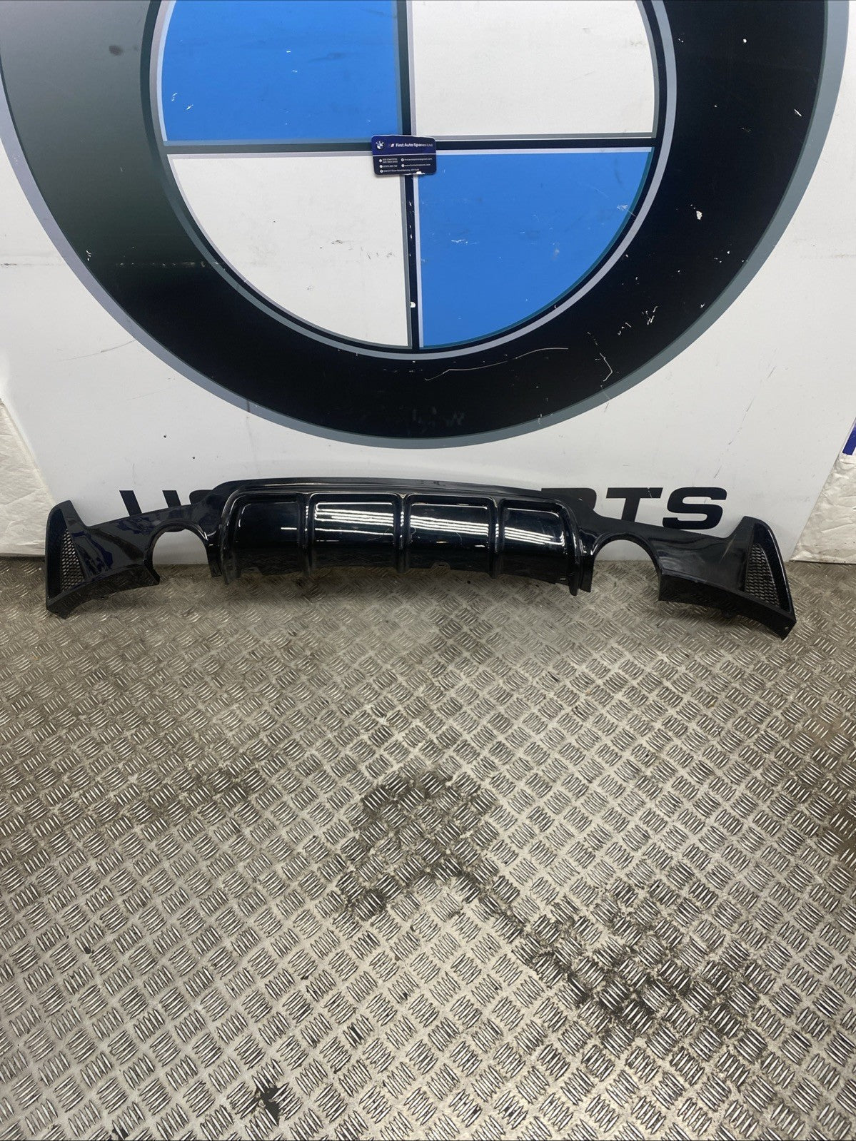GLOSS BLACK REAR BUMPER DIFFUSER M PERFORMANCE FOR BMW 4SERIES F32 F33 F36 14-19