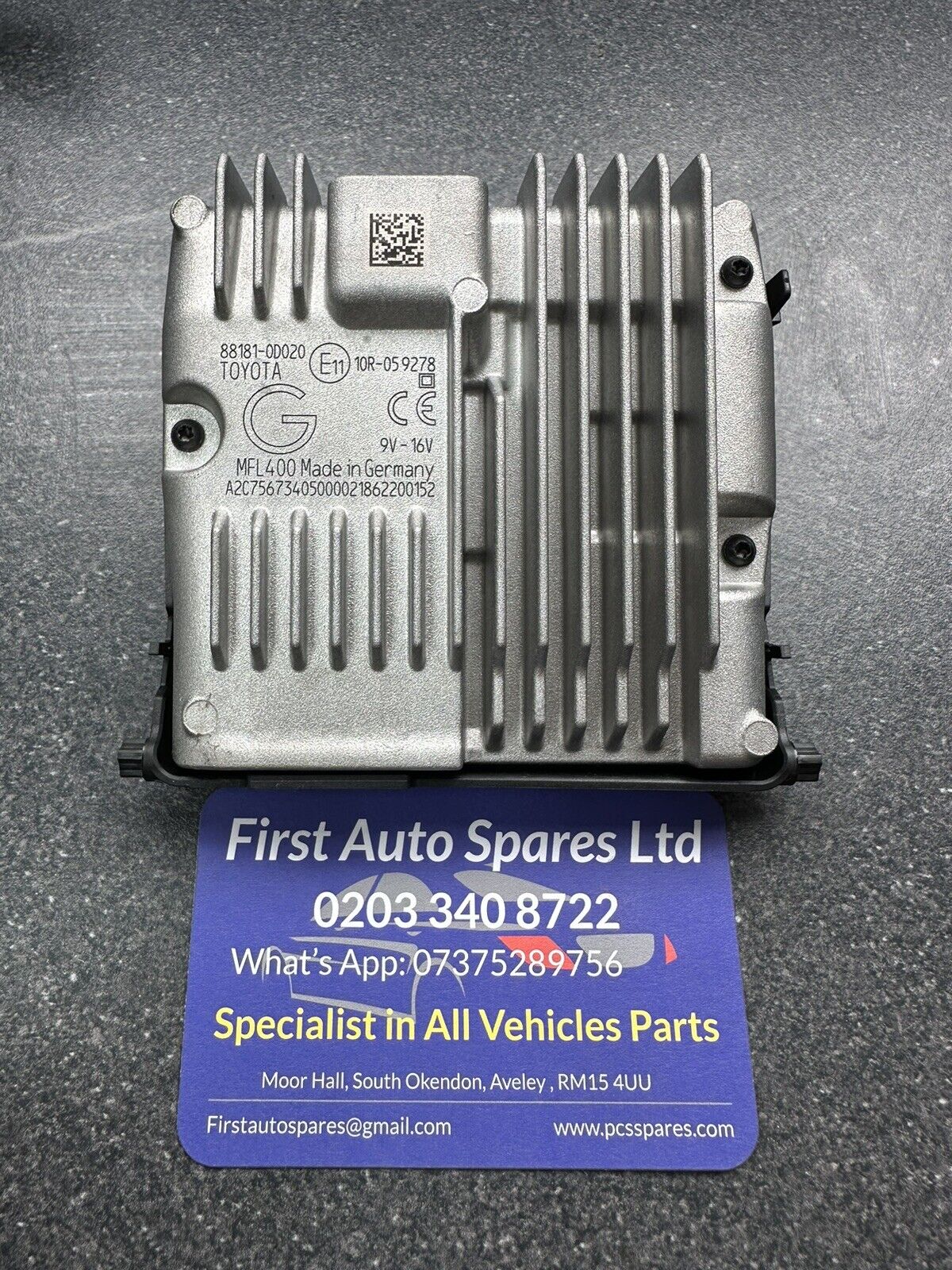 TOYOTA YARIS 2019 MK3 FRONT LANE CAMERA 88181-0D020 2018-2020