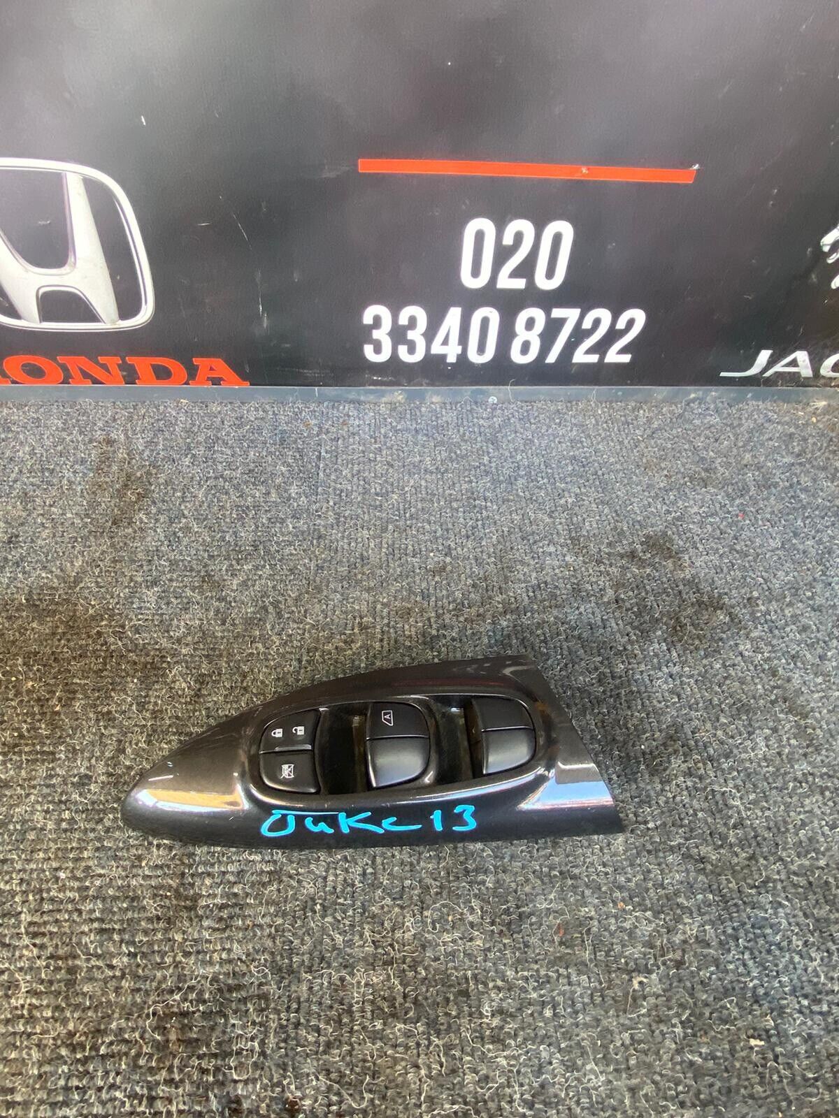 Nissan Juke 2011-2016 Osf Drivers Front Right Window Switch