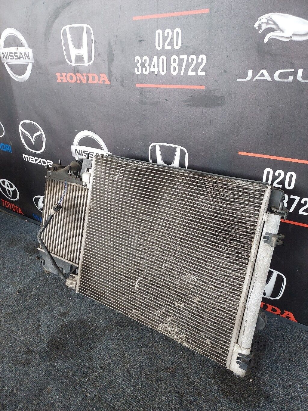 NISSAN QASHQAI 2018 J11 DIESEL RAD PACK & INTERCOOLER CONDENSER