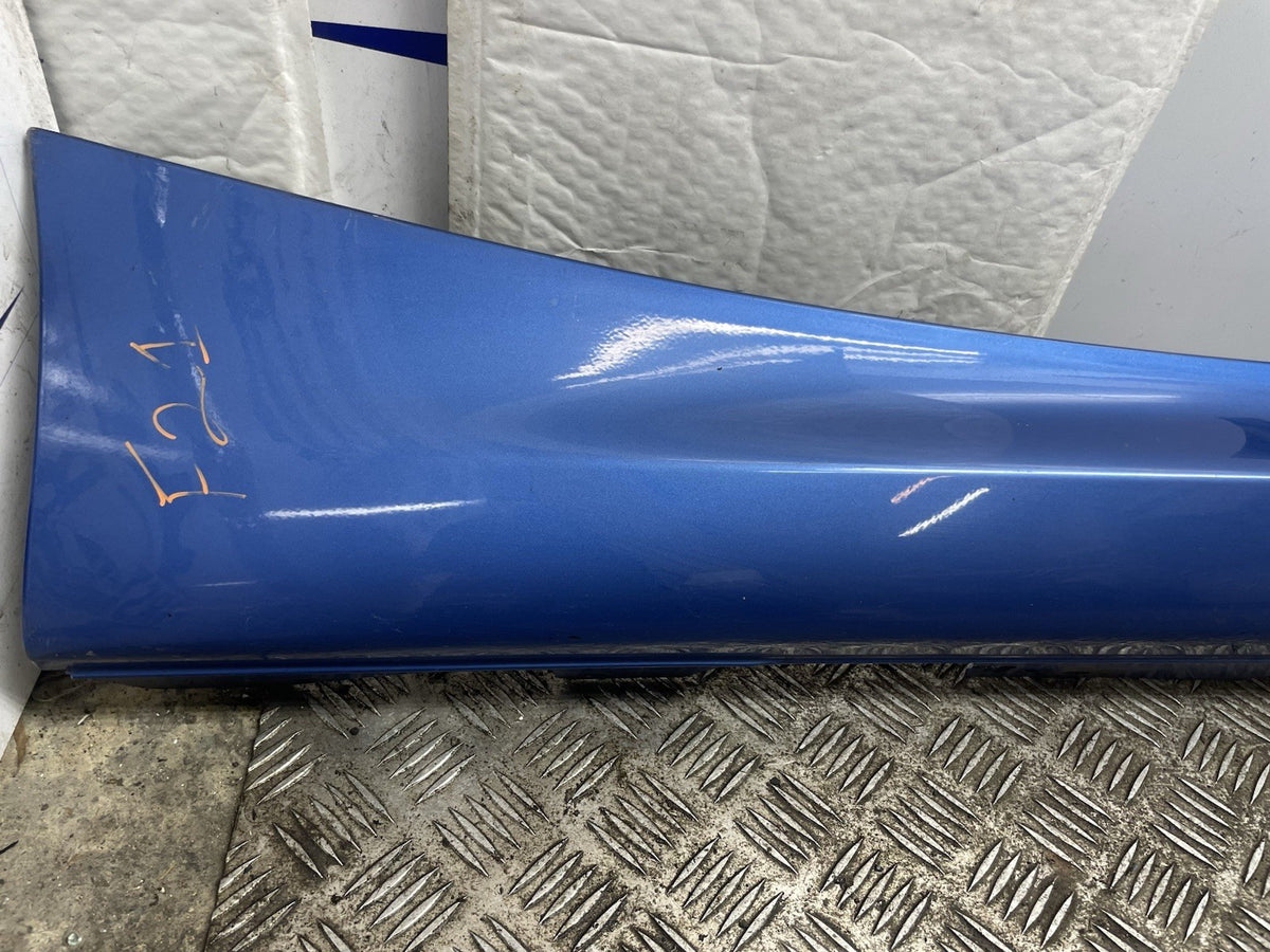 BMW 1 SERIES SIDE SKIRT PASSENGER LEFT MSPORT BLUE F21