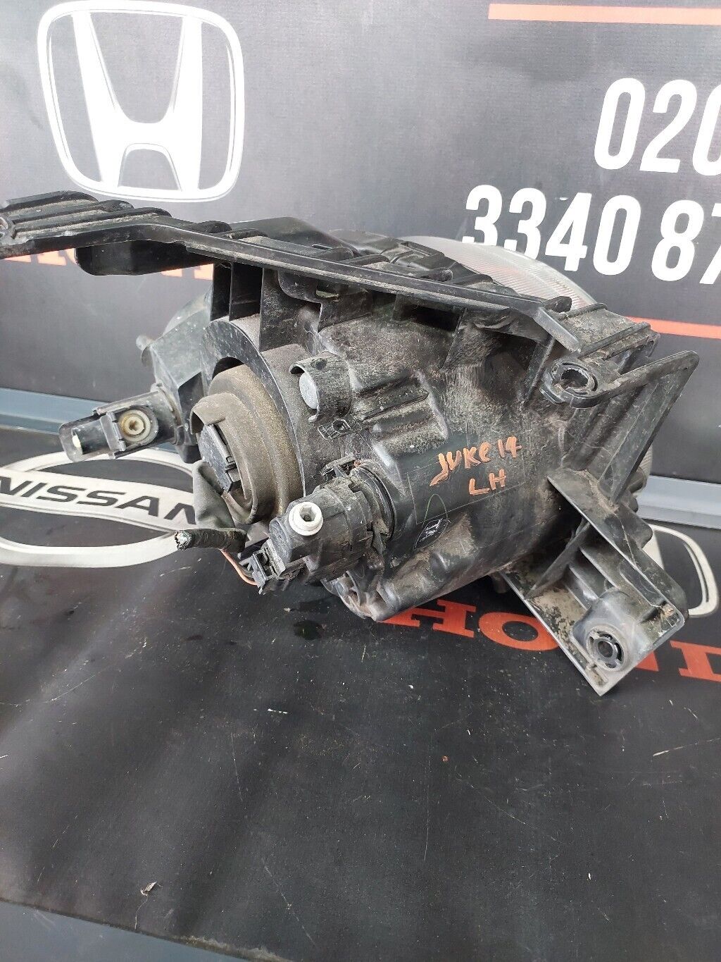 NISSAN JUKE N/S HEAD LIGHT FRONT LH 2014