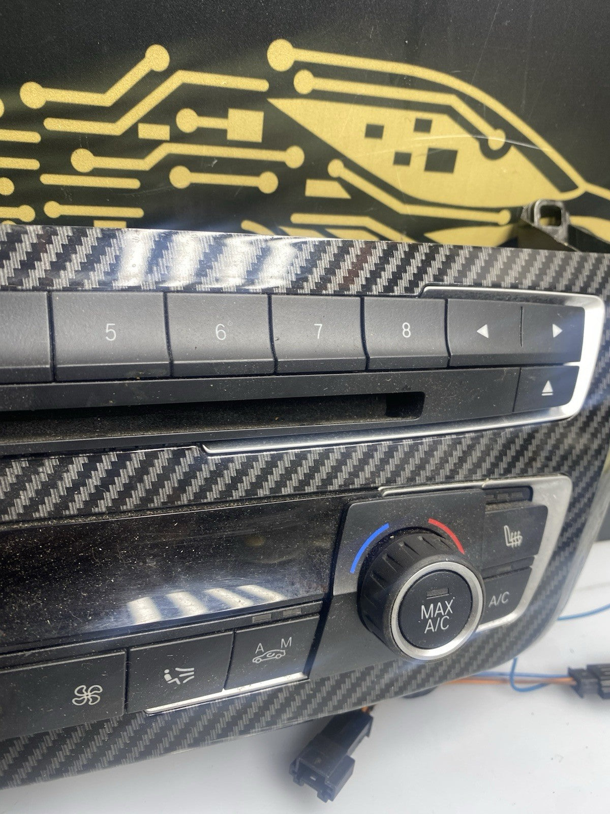 BMW F82 M4 Climate Control Panel - Carbon Effect