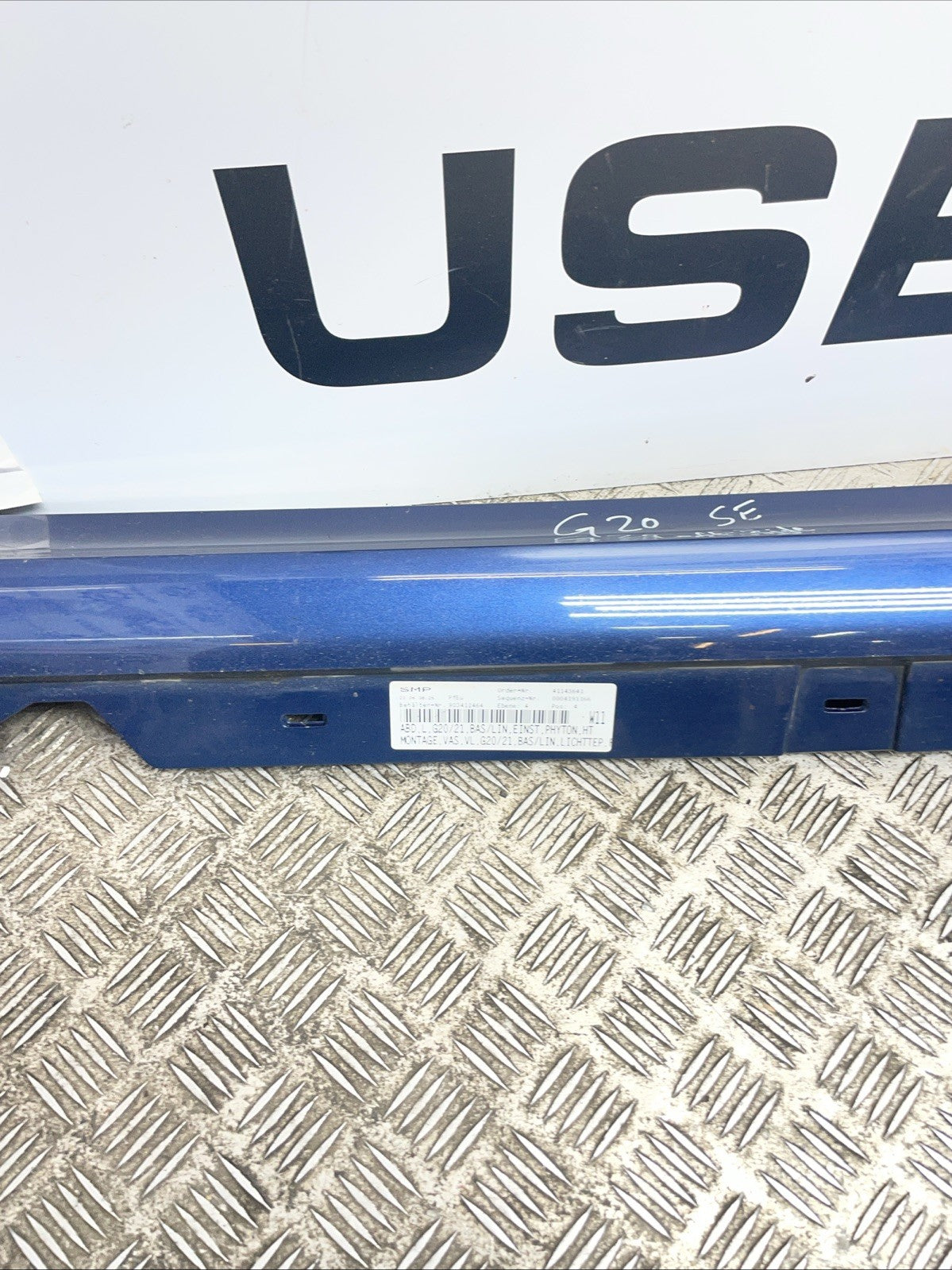 Bmw 5 series side skirt passenger left 2016-2023 m sport 8070341