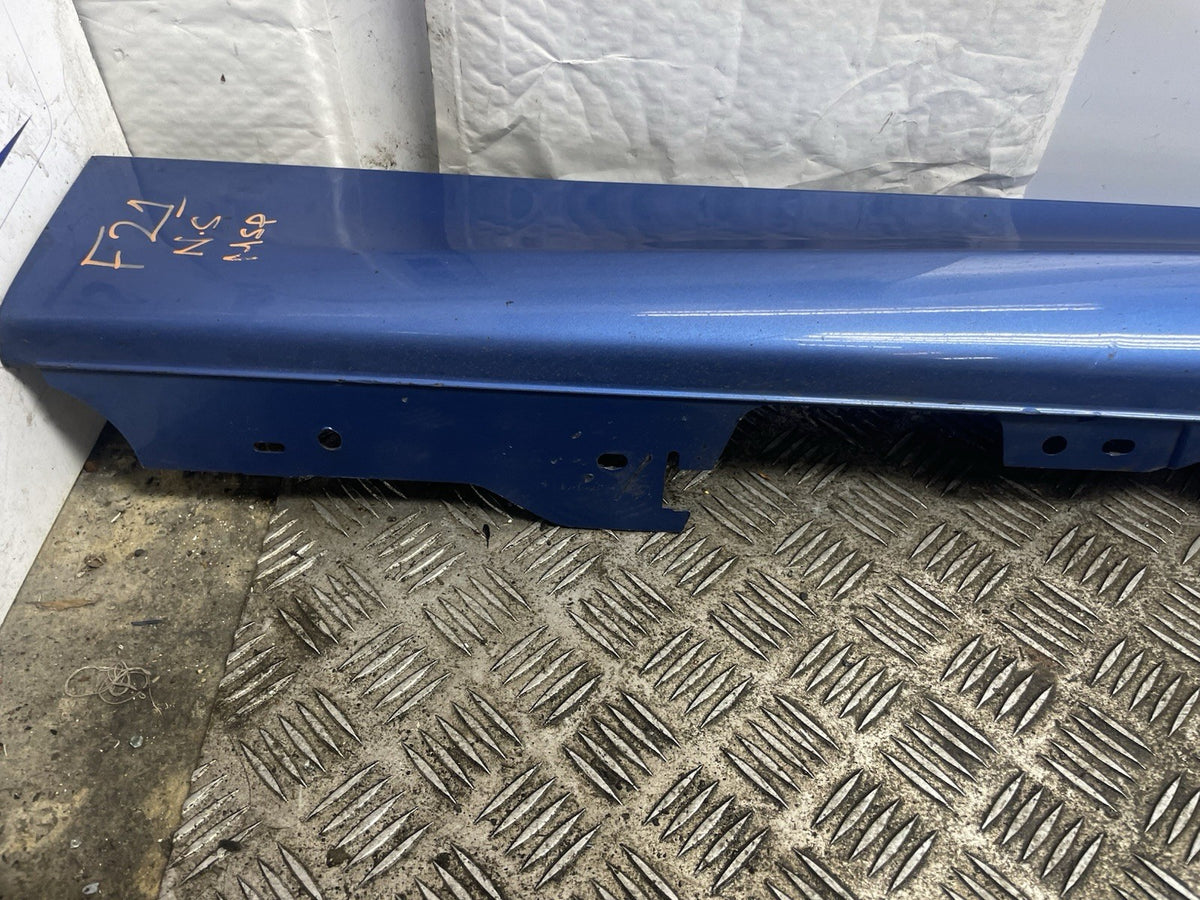 BMW 1 SERIES SIDE SKIRT PASSENGER LEFT MSPORT BLUE F21