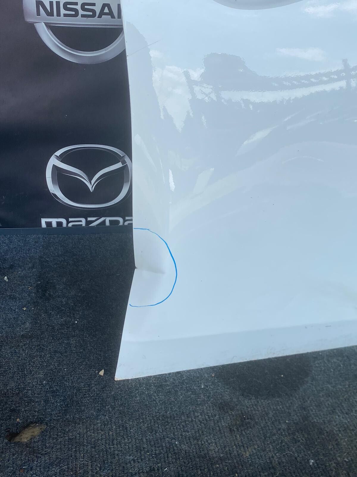 2018 TOYOTA AURIS E180 MK2 FACELIFT NSR PASSENGER SIDE REAR BARE DOOR WHITE