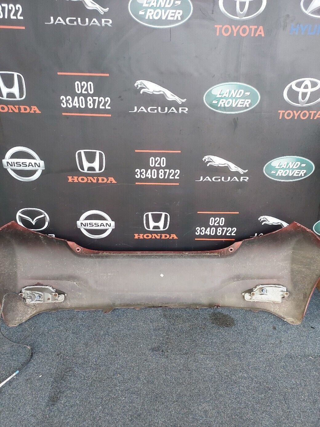 TOYOTA YARIS 2013 REAR BUMPER