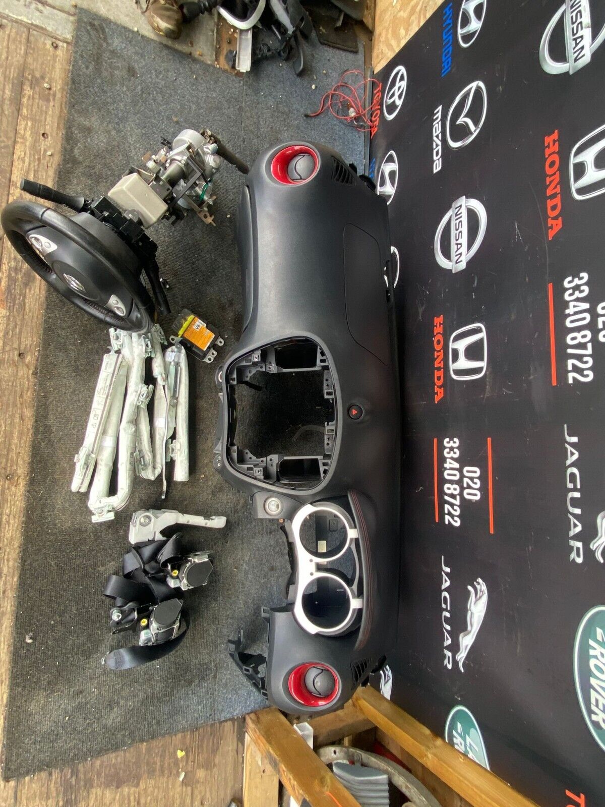 NISSAN JUKE 2018 STEERING COLUMN & AIRBAG KIT COMPLETE