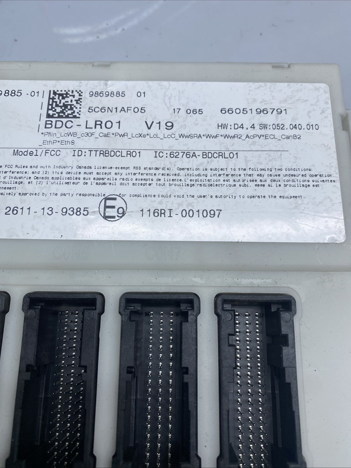 2 SERIES GRAN TOURER 2017 F46 Body Control Module ECU 9869885