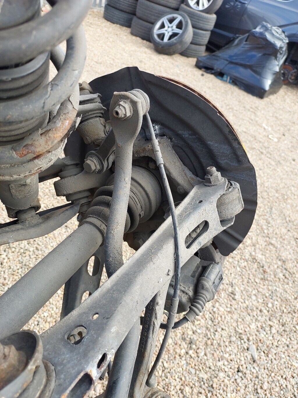 BMW X5 X6 F15 F16 REAR SUBFRAME AXLE COMPLETE, HANDBRAKE, DIFF, SUSPENSION