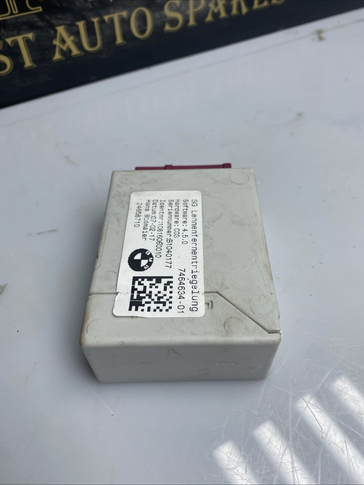 BMW 2 SERIES F45 FRONT SEAT BACKREST CONTROL MODULE 7464634