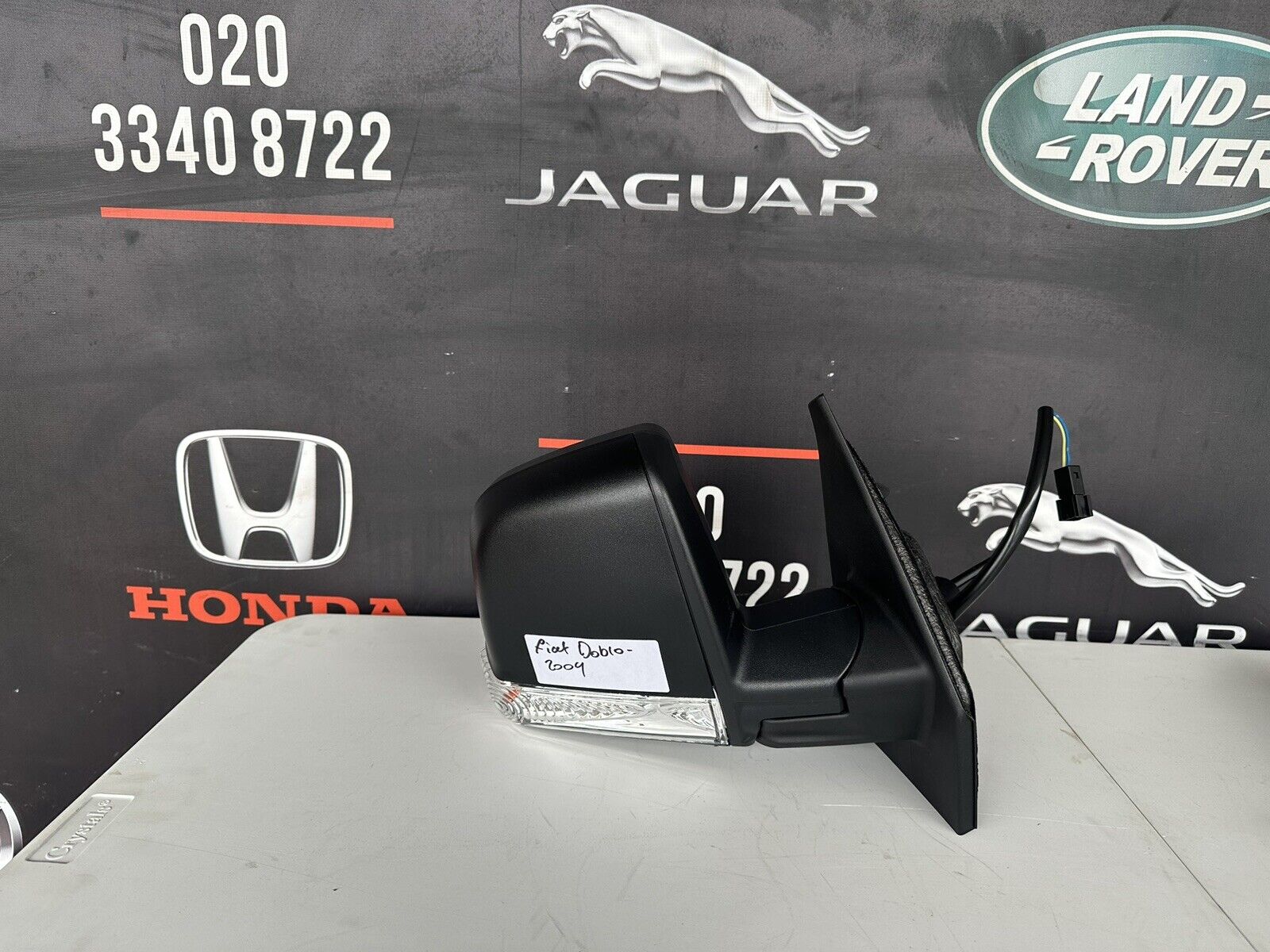 Driver Side FIAT Doblo 2009 to 2022 Complete Wing Mirror Electric Unit