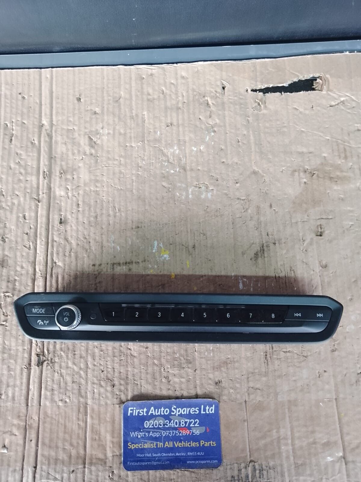 2020 BMW 330e SERIES G20 RADIO CD CONTROL PANEL 7949453-04