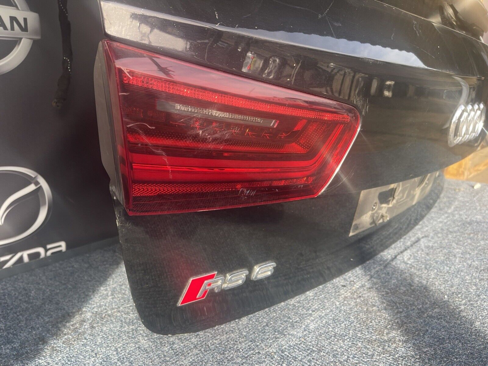 Audi RS6 4G C7 Avant Tailgate Boot Lid blue LX7W 4G9827025B