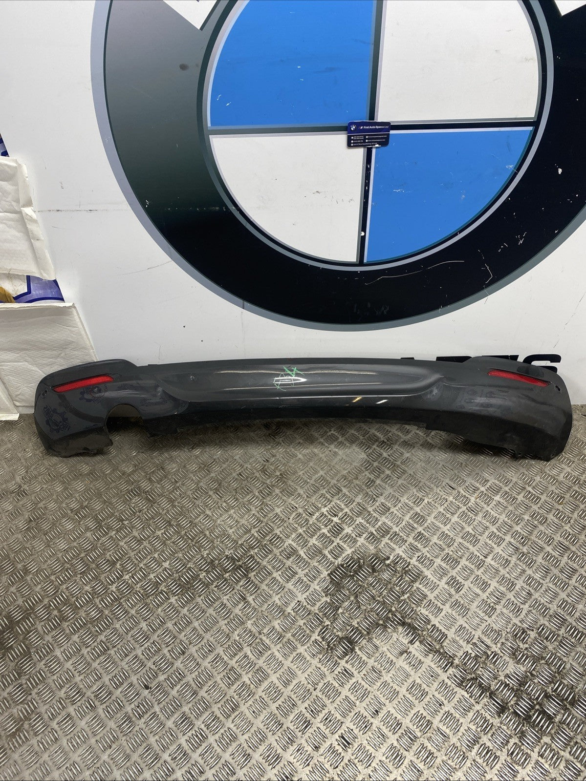 BMW 3 Series GT 2015 F34 M Sport Rear Bumper Diffuser Trim 51128057175