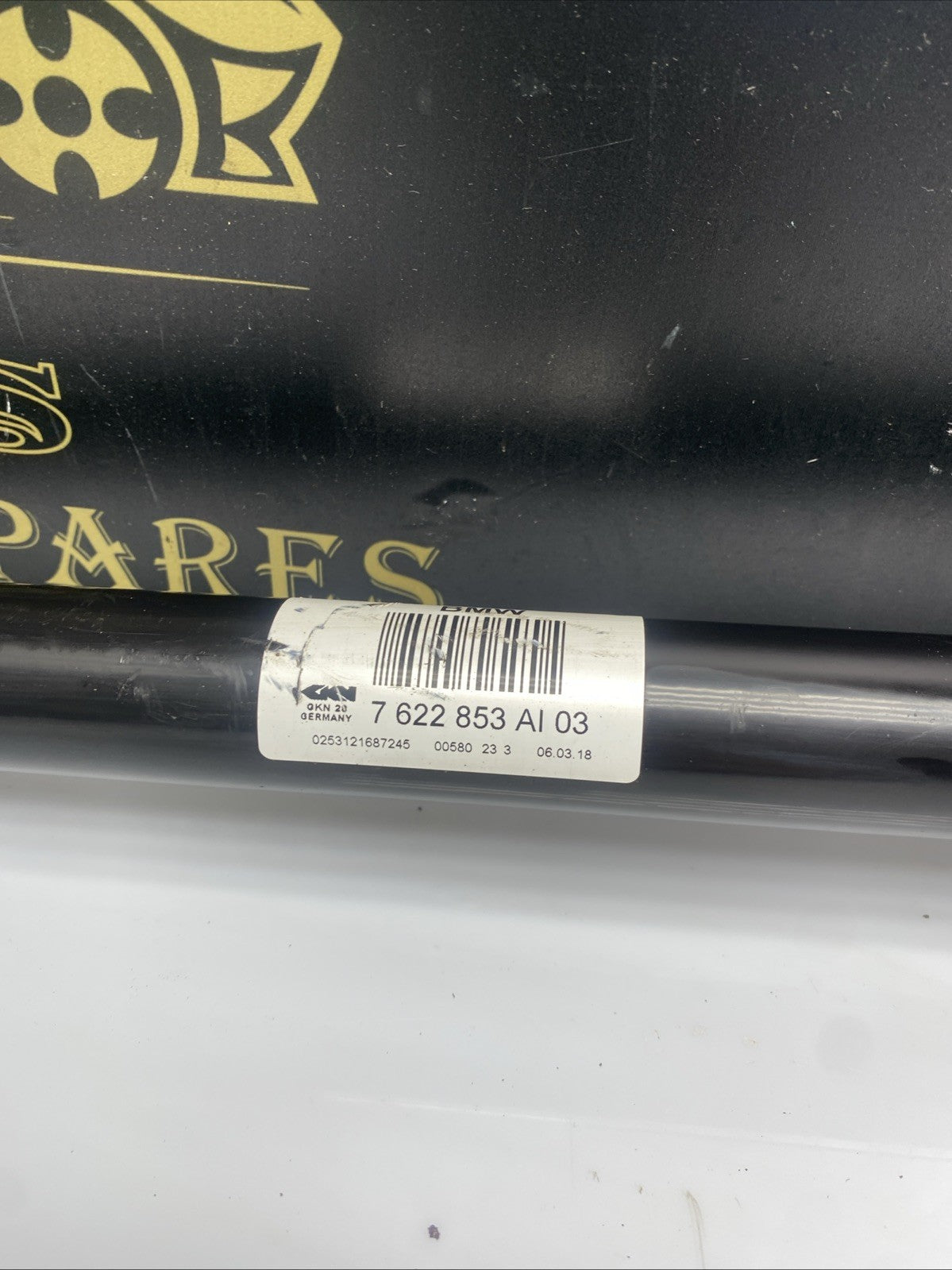 BMW 3 SERIES DRIVESHAFT REAR LEFT SIDE 7622853 F30 2012-2019