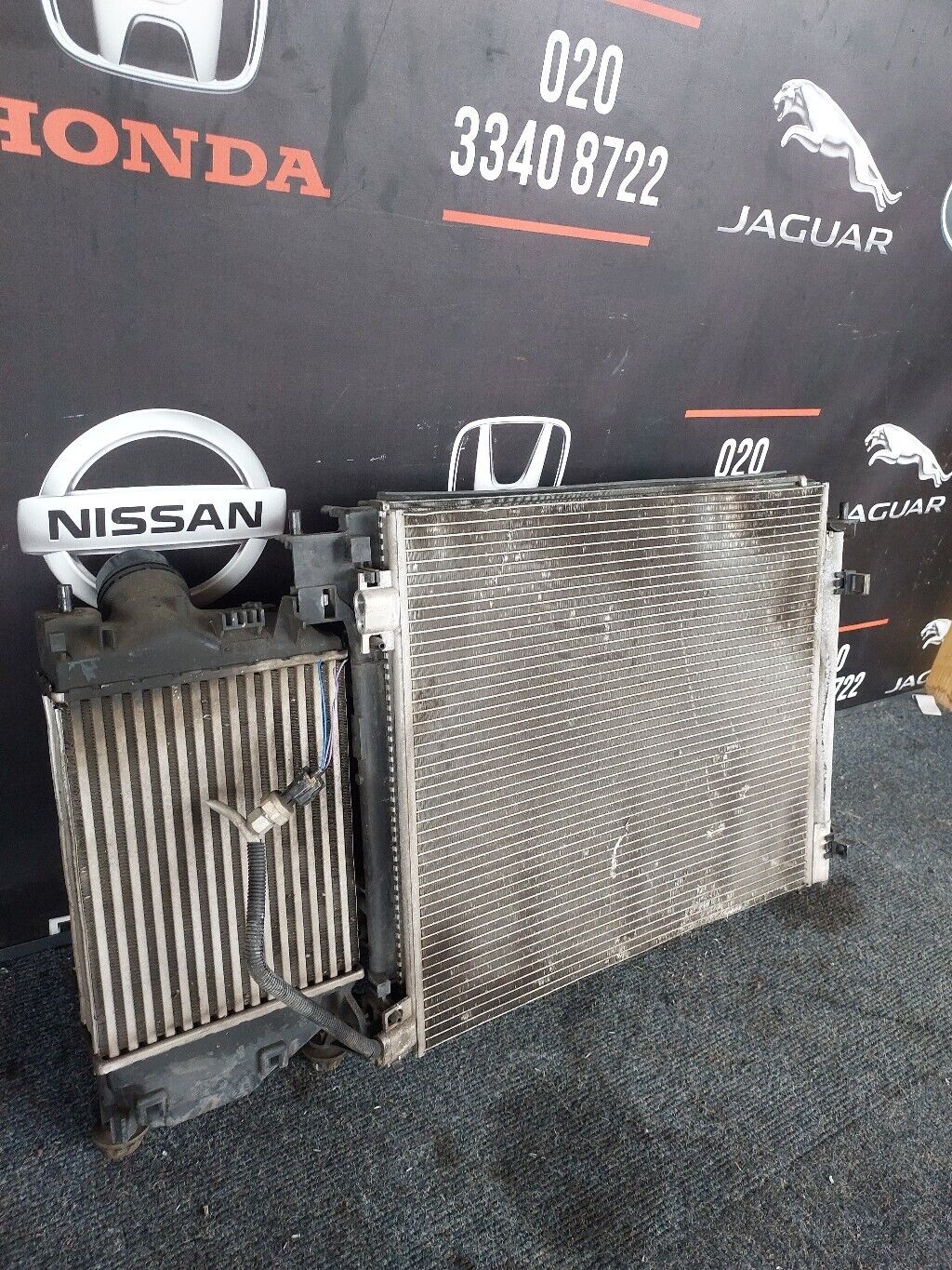NISSAN QASHQAI 2018 J11 DIESEL RAD PACK & INTERCOOLER CONDENSER
