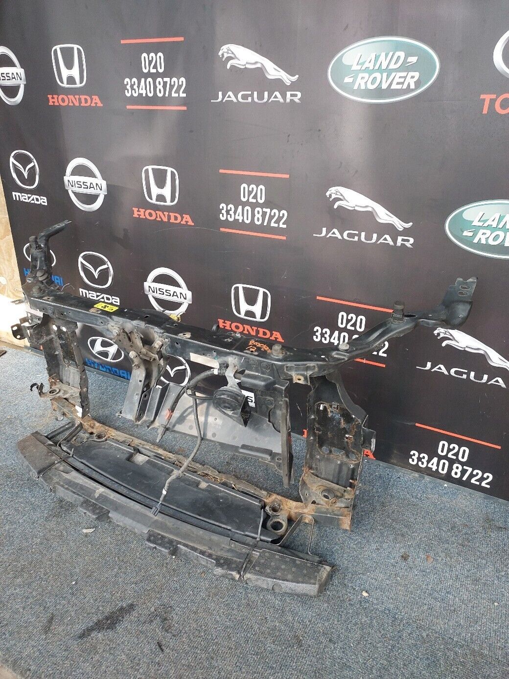 NISSAN QASHQAI 2012 COMPLETE SLAM PANEL