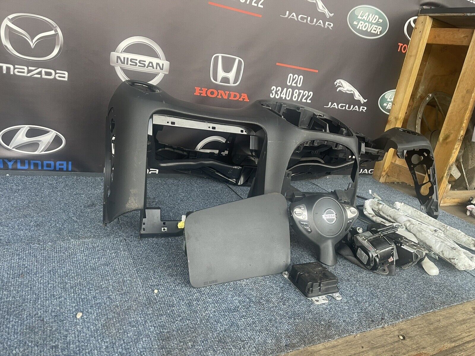 Nissan Juke 2018 complete airbag kit