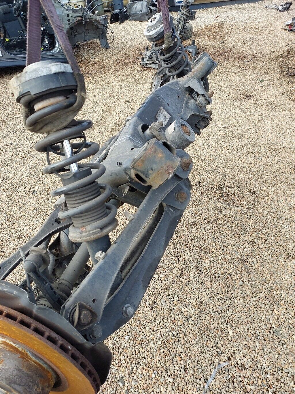 BMW X5 X6 F15 F16 REAR SUBFRAME AXLE COMPLETE, HANDBRAKE, DIFF, SUSPENSION