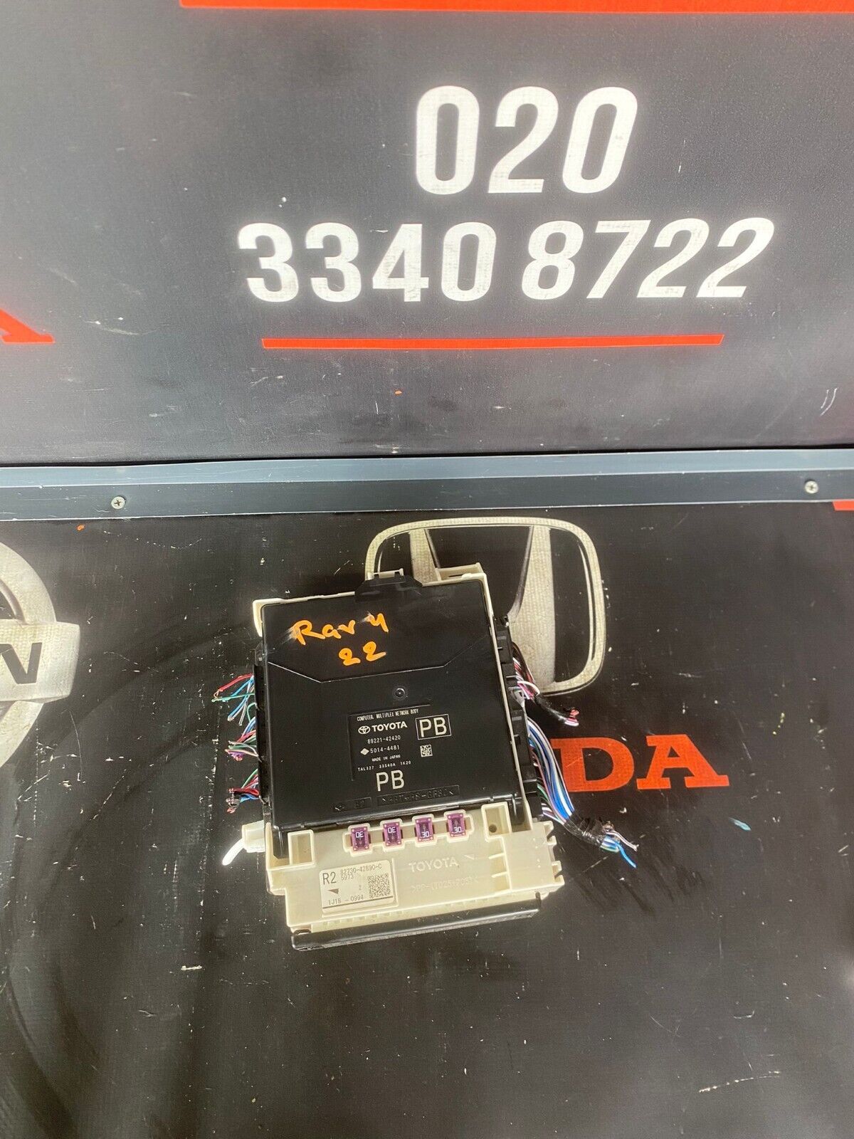 TOYOTA RAV 4 2022 HYBRID BODY CONTROL MODULE ECU 8273042890 8922142420