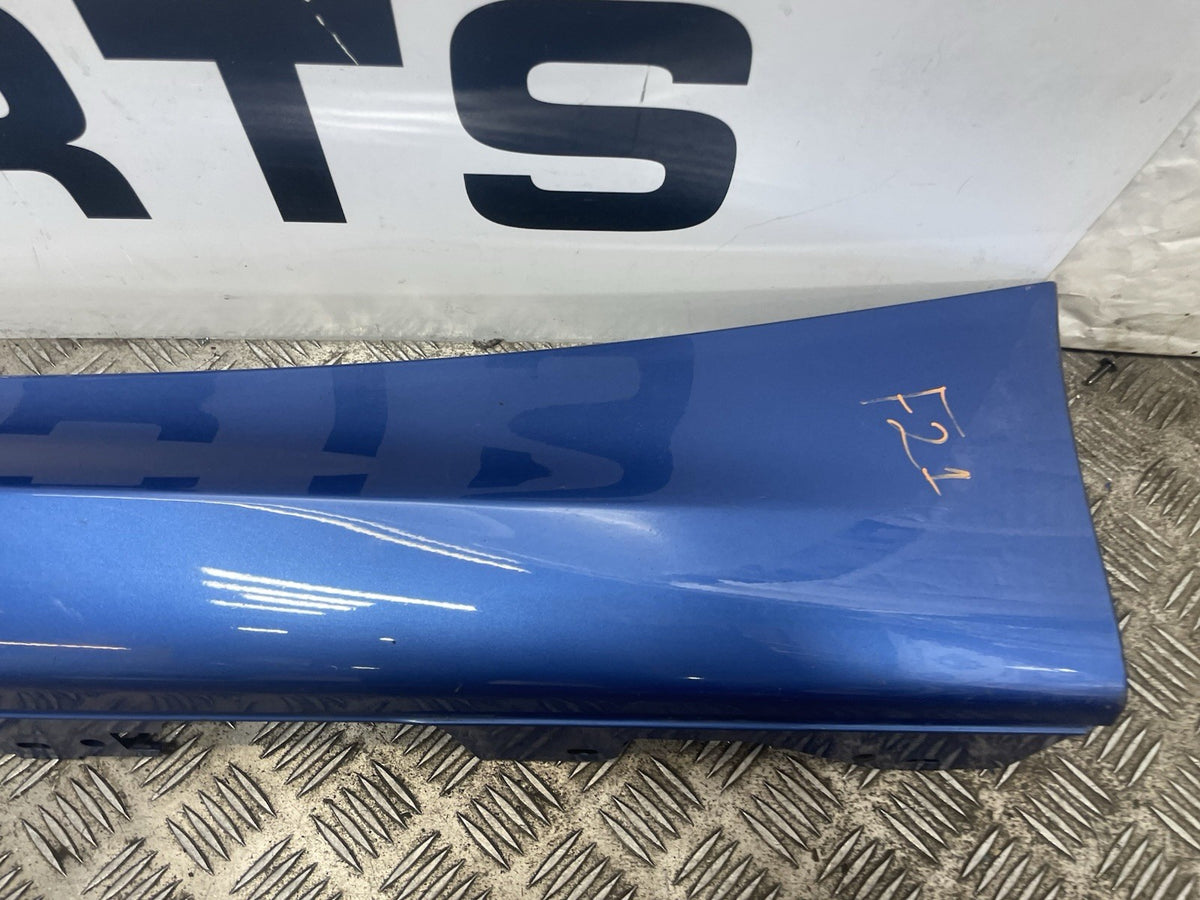 BMW 1 SERIES SIDE SKIRT PASSENGER LEFT MSPORT BLUE F21