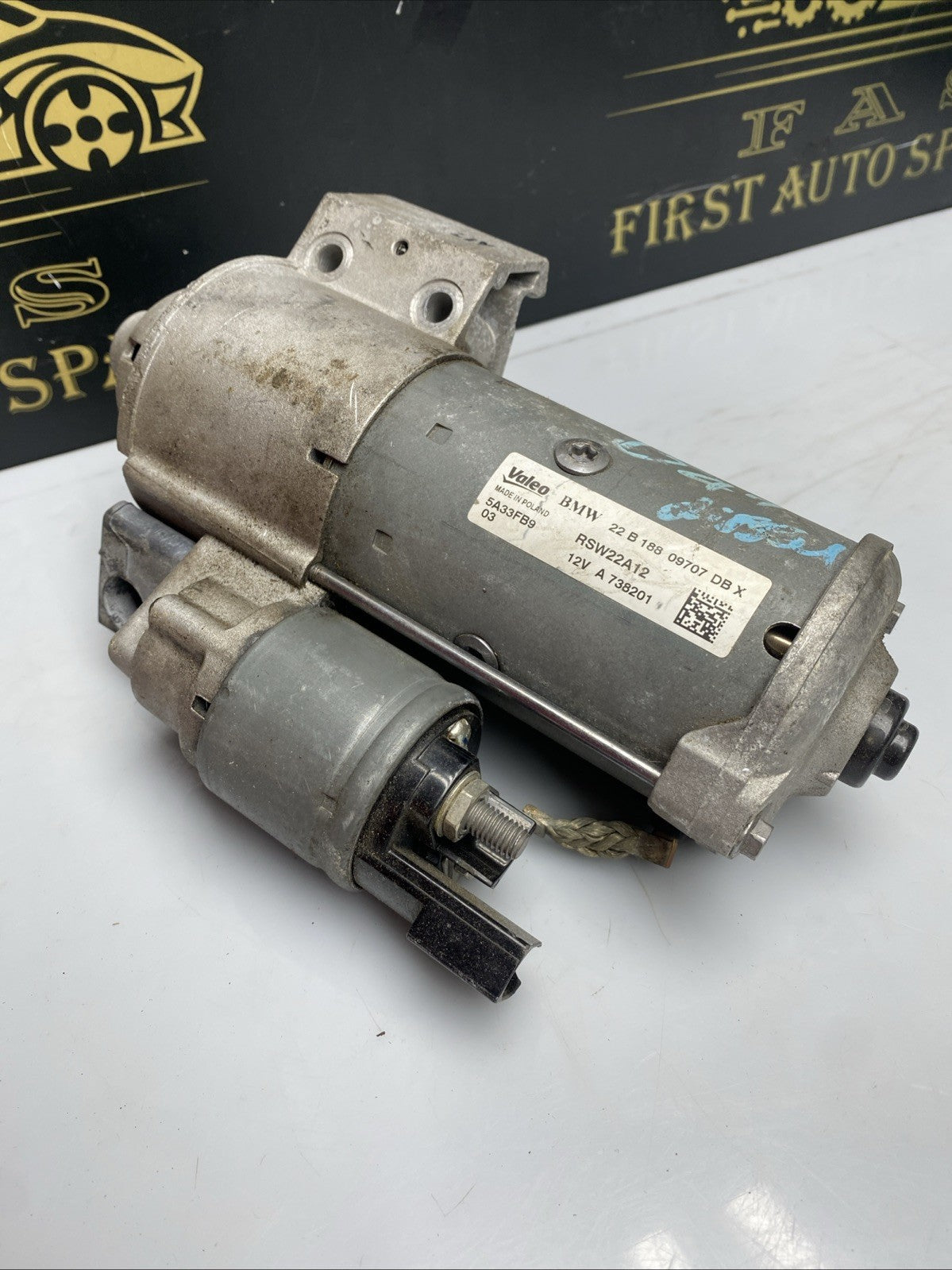 BMW 3 G20 G21 2023 Starter motor 5A33FB9 Diesel 110kW ASK19256