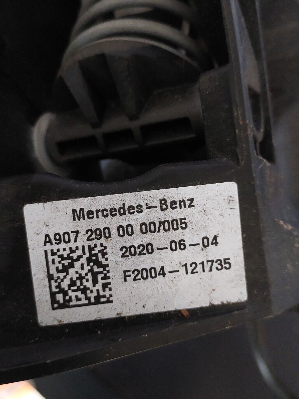 MERCEDES SPRINTER VAN 2021 CLUTCH PEDAL