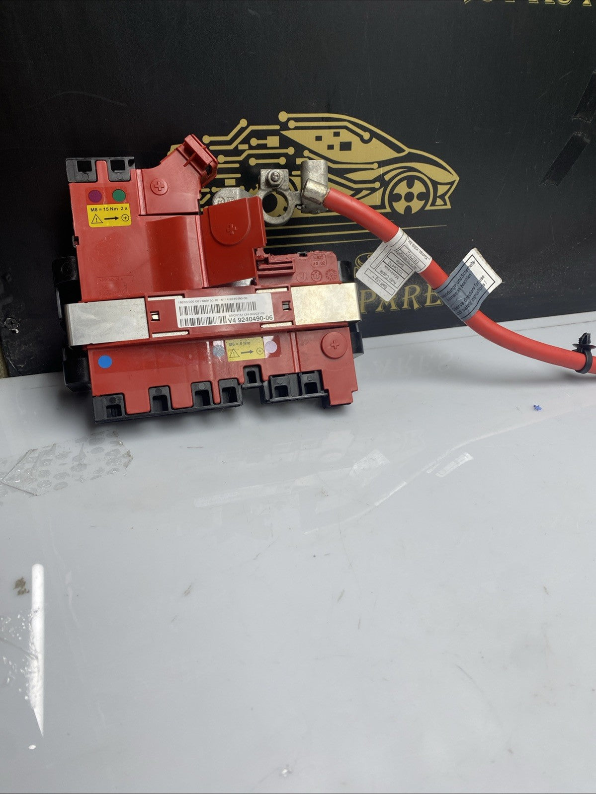 BMW 5 SERIES F10 F11 2015 BATTERY RELAY DISTRIBUTION BOX 9240490