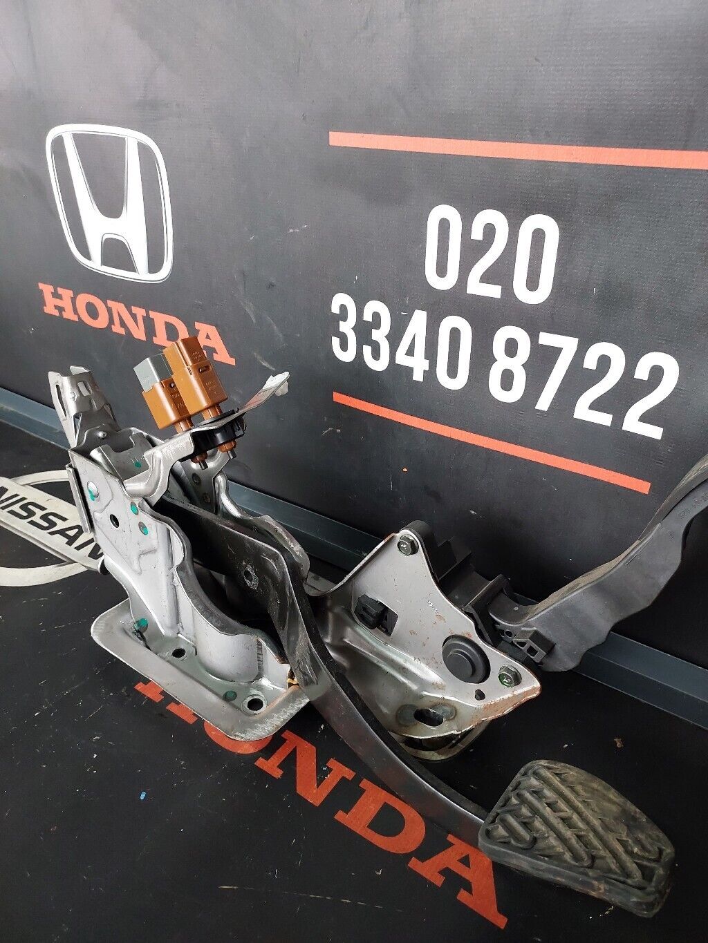 NISSAN NOTE 2016 ACCELERATOR & BRAKE PEDAL COMBINATION