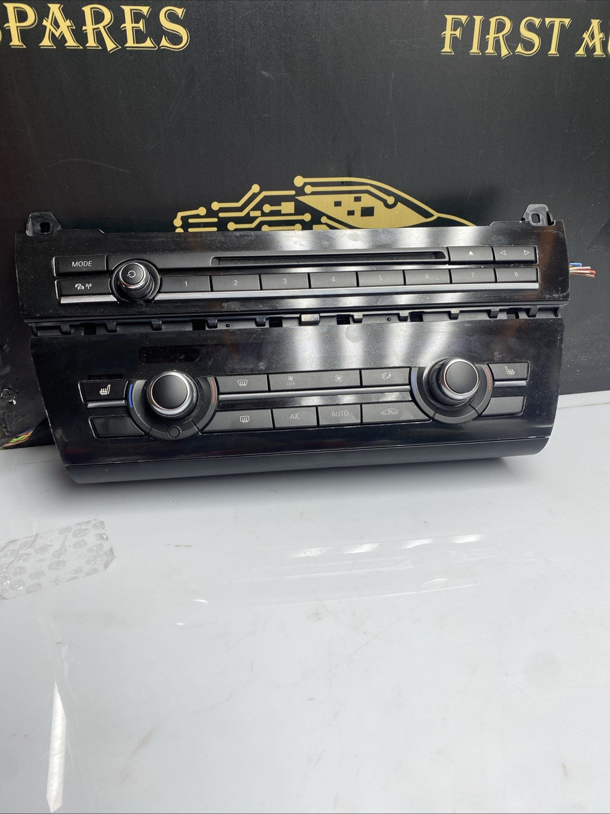 BMW 5 SERIES 520D M SPORT (F10)  HEATER CONTROL PANEL & STEREO 13-16 6805766