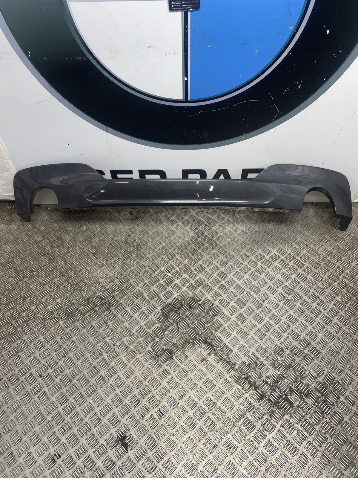 BMW F12 F13 F06 6 SERIES 640I 640D M SPORT REAR BUMPER DIFFUSER OEM EXHAUST TIPS