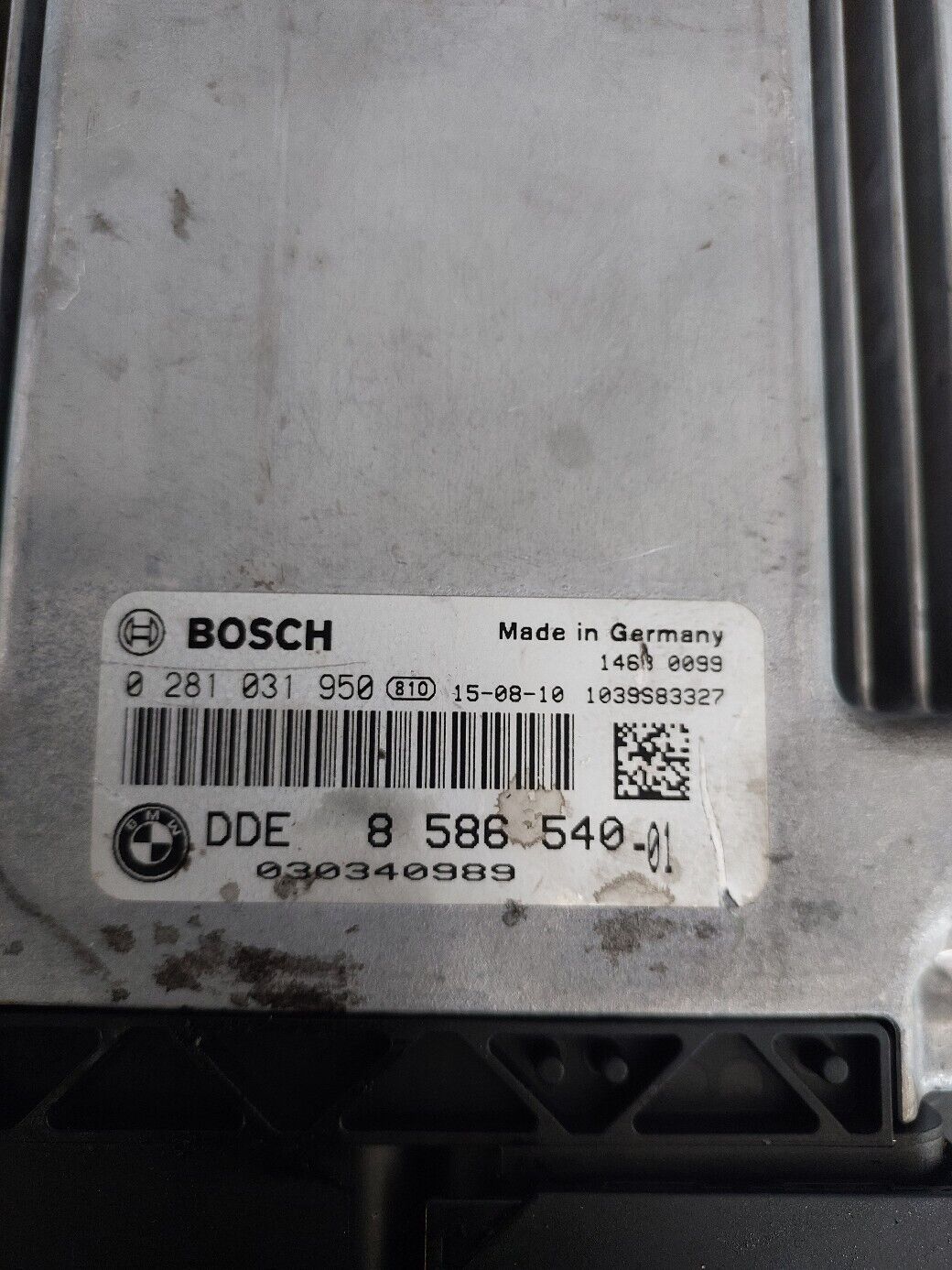 BMX X4 ENGINE CONTROL UNIT ECU DIESEL 8586540