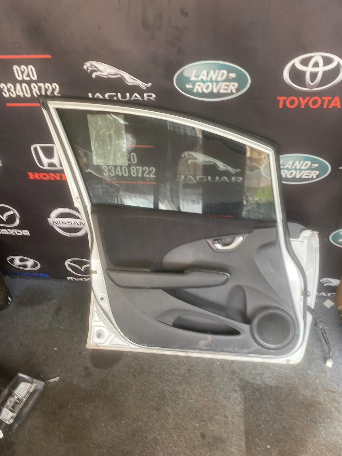 Honda Jazz Left Passenger Nearside Front Door White